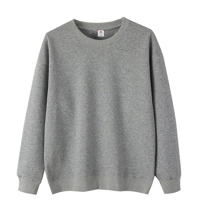 Felpa con cappuccio girocollo semplice e versatile in cotone super morbido autunno inverno 2024 per uomo e donna_voghion.com