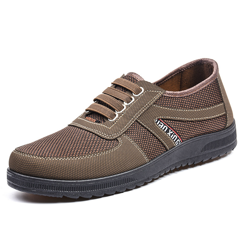 Zapatos de lona planos tipo náutico para hombre, estilo informal, con plataforma y sin cordones_voghion.com