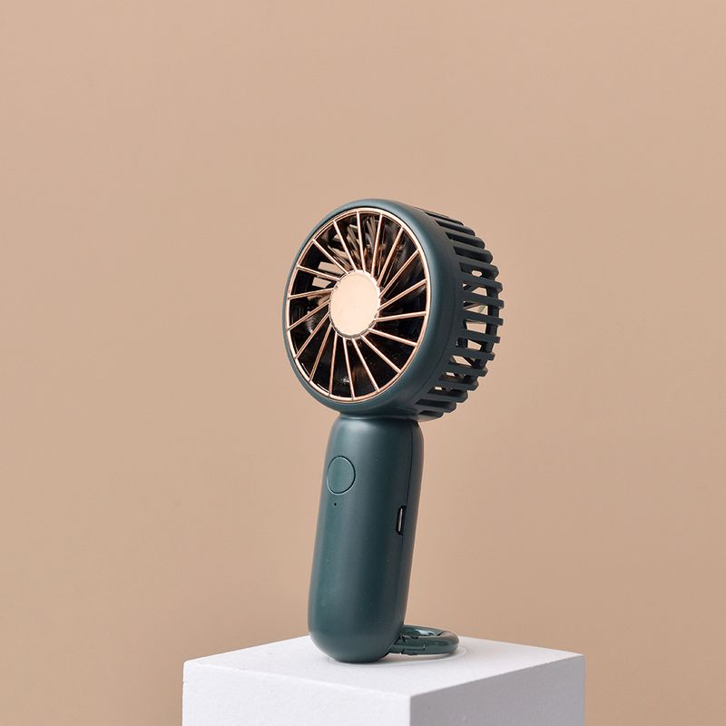 Mini ventilateur de bureau créatif et silencieux, portable et multifonction, avec mousqueton, pour l'extérieur_voghion.com