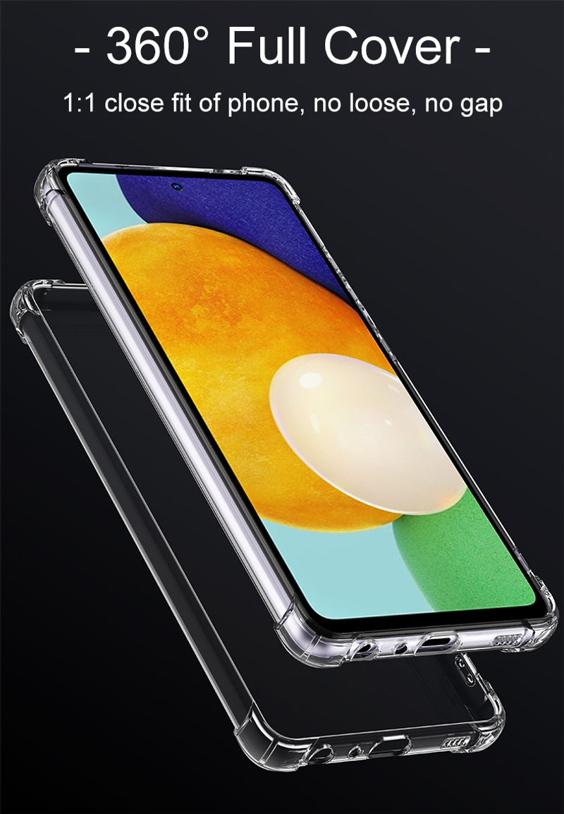 Stoßfestes Silikon-Softcase für Samsung Galaxy A53 A73 A33 A52 A72 A32 A22 A12 A71 A51 A31 A70 A50_voghion.com