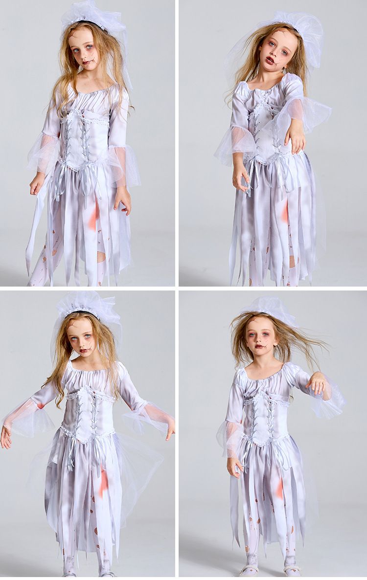 Halloween Children's New Product Grey Vampire Boys' Cosplay Zombie Performance Clothing_voghion.com