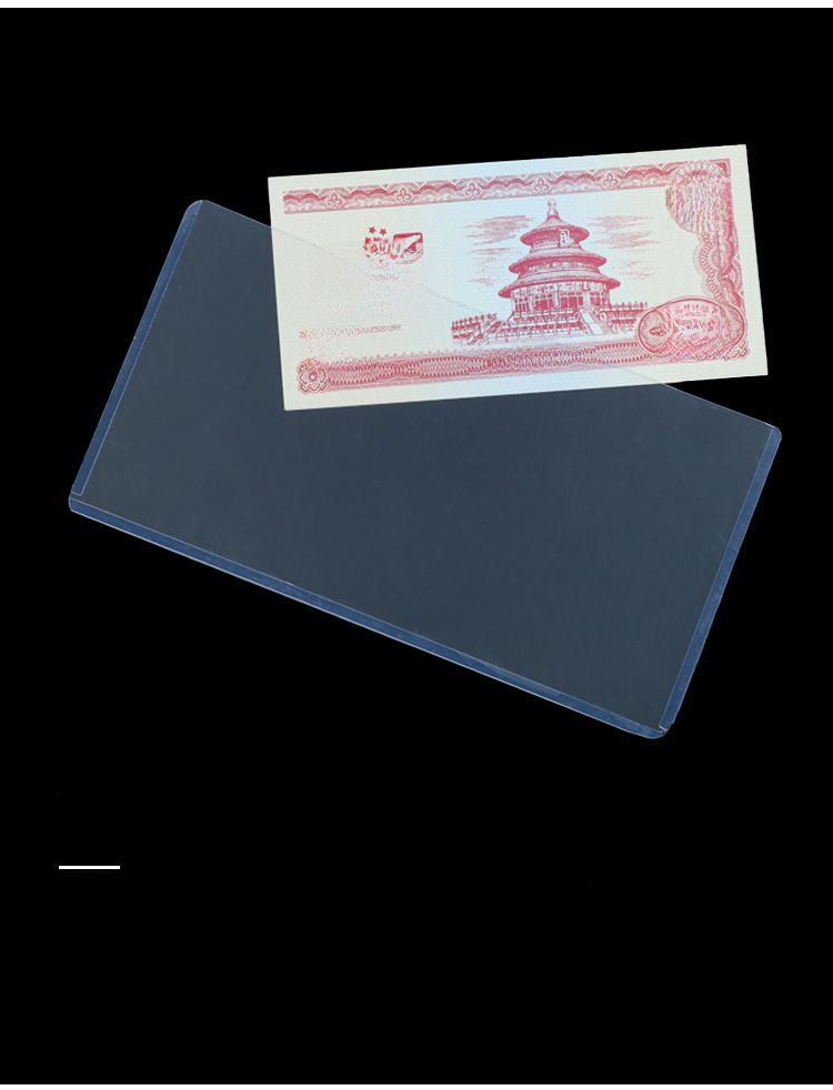 PVC kietos gumos dangtelis pastorintas proginis banknotas apsauginis dangtelis dolerio popierinis pinigų pašto ženklų kolekcijos monetų laikiklis skaidrus plastikinis kietas segtukas_voghion.com