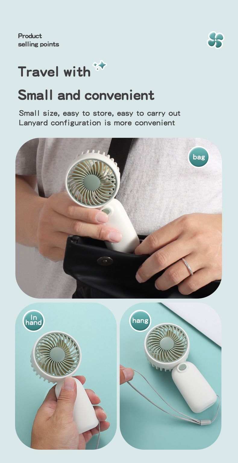 7 Pocket Portable Battery Mini Handheld Fan New Gift_voghion.com