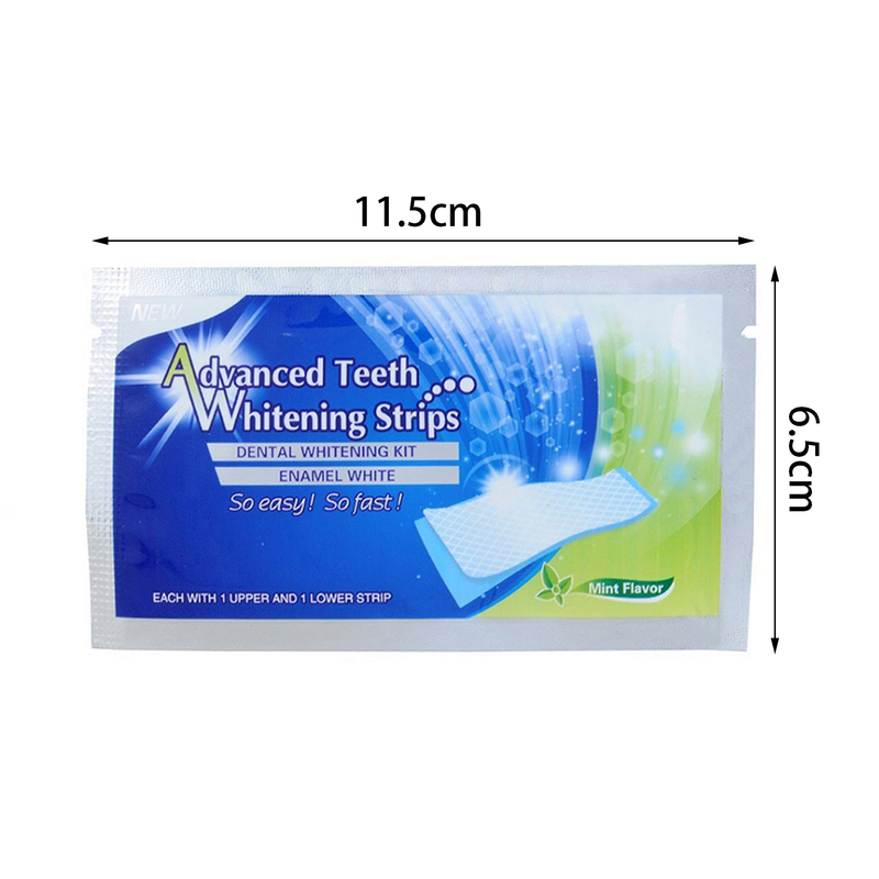 Gwong 2 Stück Whitening Strip Leichte, sichere Zahnaufhellungsstreifen für die Mundpflege_voghion.com
