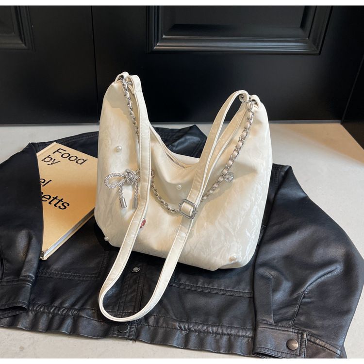 Women's Bags Students' Large Capacity Bags For Class, Women's New Style Korean Tote Bags, Versatile Shoulder Messenger Bags, Commuter Bags_voghion.com