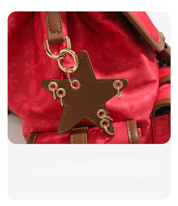 2025 Frühjahr und Sommer Neue Nicole Design Blume Reise Große Kapazität Leichte Damen College Klasse Rucksack Mode Vielseitig Casual_voghion.com