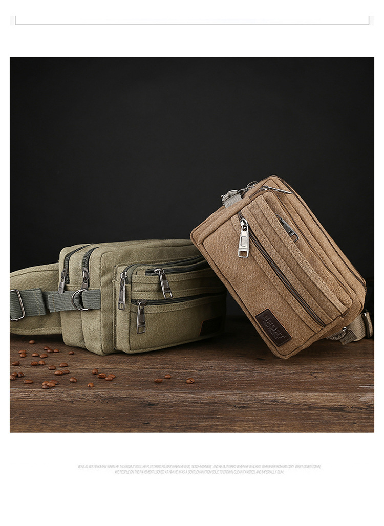 Neue Outdoor-Mode Sport Taille Tasche Multi-Use männer Atmungsaktive Leinwand Taille Tasche Radfahren Taktik männer Taille Tasche handy Tasche_voghion.com