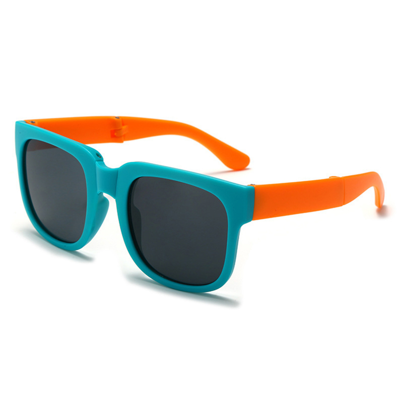 Occhiali da sole per bambini da esterno Occhiali da sole pieghevoli Ragazzi Ragazze Design di marca Occhiali quadrati Occhiali per bambini Tonalità per bambini_voghion.com