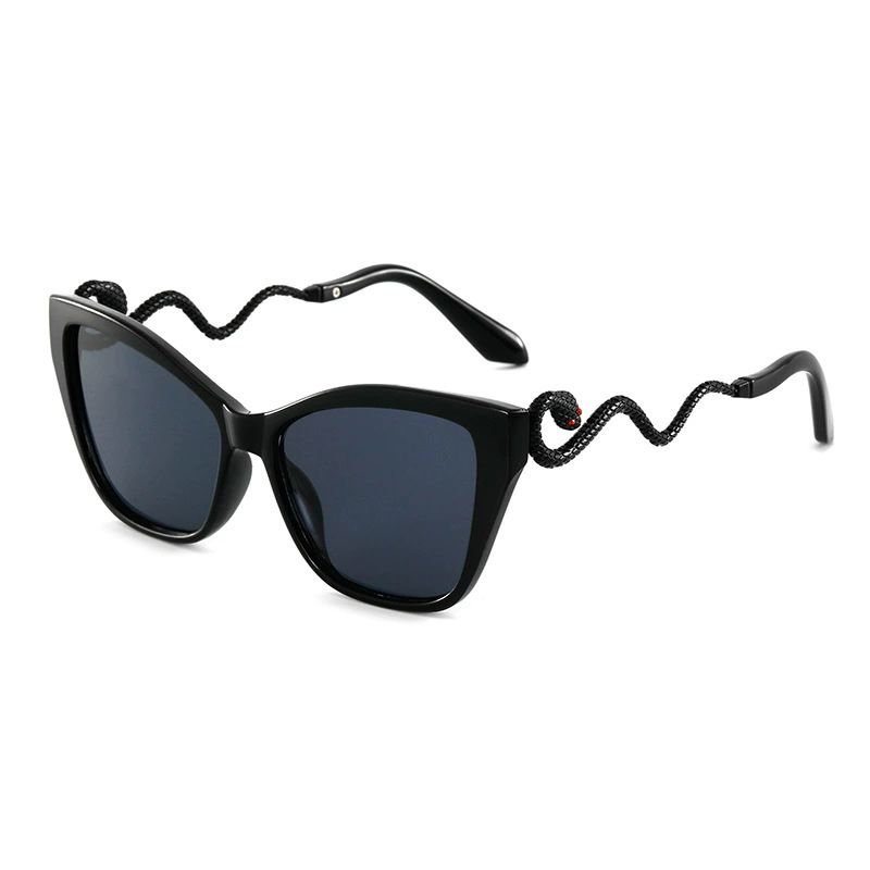 New Trade Design Snake Arm Metal Cat Eye Party Sunglasses_voghion.com