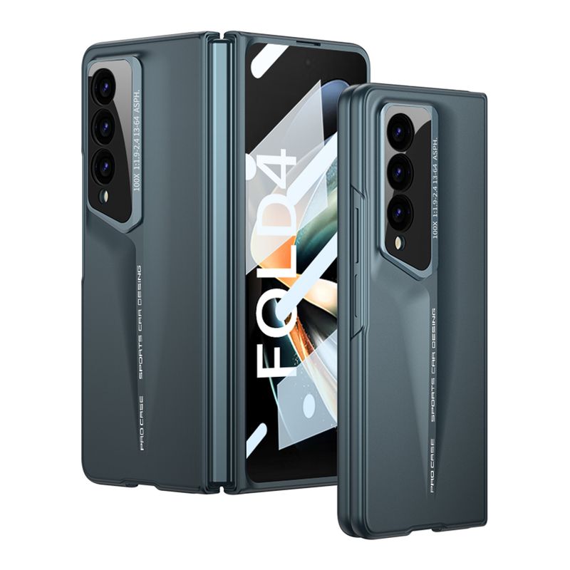 Samsung ZFold4 katlanır ekranlı cep telefonu kılıfı bıçak mat sert kılıf Fold5 lens her şey dahil kılıf moda ins için geçerlidir_voghion.com