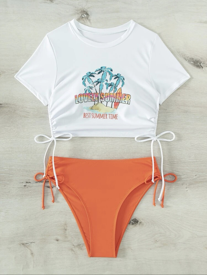 Costume da bagno da donna bikini sexy diviso stampato popolare_voghion.com