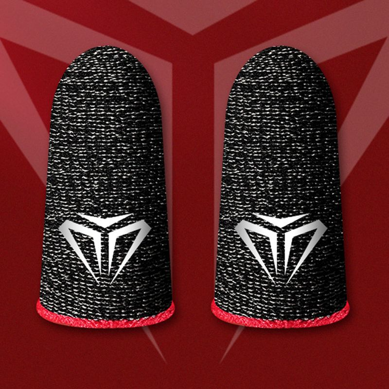 RXshengtai 1 Pair S02 Finger Cover Sensitive Breathable Sweat-proof Video Games Touch Screen Fingertip Gloves for PUBG_voghion.com