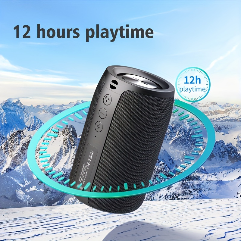 ZEALOT S32 5W Wireless Speakers, Outdoor Portable Subwoofer Speaker, Wireless Speaker, Dual Pairing,1800mAh Battery, 8 Hours Playtime Loud Stereo, Bo_voghion.com