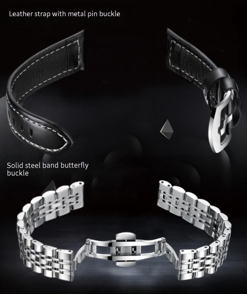 Watches For Men, Fully Automatic Calendar, Luminous, Waterproof, Genuine Leather Strap, Fashionable, High End Business_voghion.com