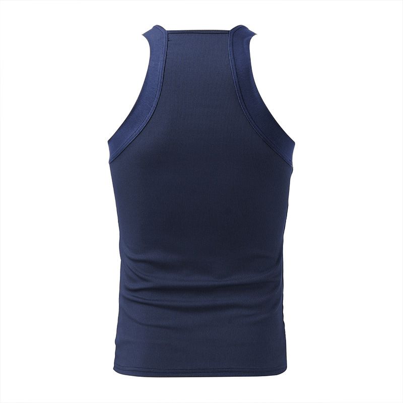 Herrenbekleidung Schultergurt Einfarbig Mode Ärmelloses Unterhemd Sexy Enge Weste für Herren_voghion.com