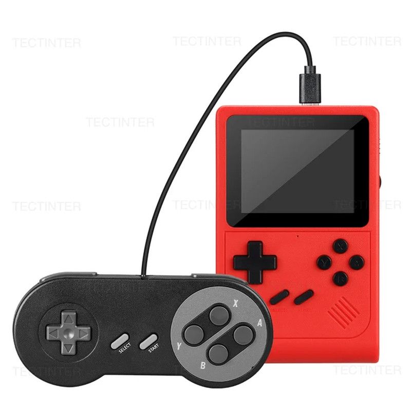 GB300 Handheld-Konsole (über 6000 integrierte Retro-Spiele) mit Controller-AV-Kabel für Fernseher_voghion.com