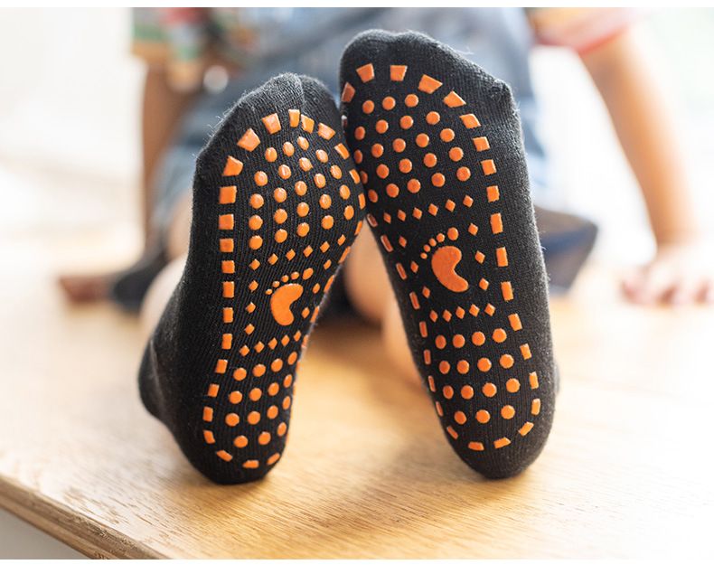 Trampoline Glue Anti Slip Floor Children's Playground Early Education Adult Yoga Socks_voghion.com