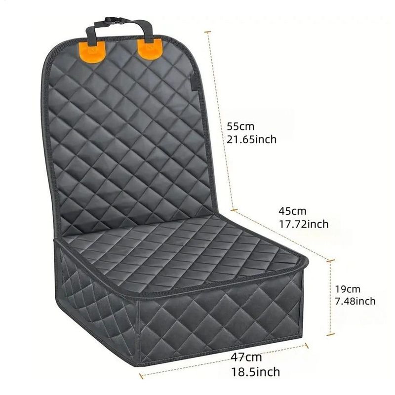 Wasserdichter Frontsitzbezug für Hunde, Passagierschutz, kratzfest, rutschfest, für Haustiere, Sicherheit, Reisen_voghion.com