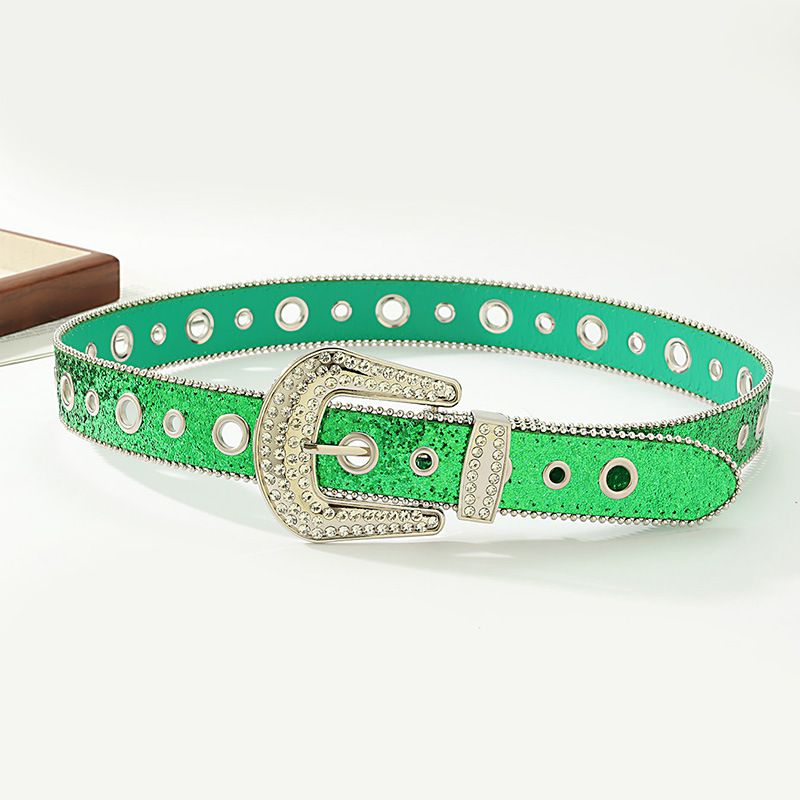 Modischer schwarzer Gürtel mit süßer Schleife und Strassschnalle, schlichter und stylischer Bund für Damen, vielseitiges Accessoire für Kleider und Jeans_voghion.com