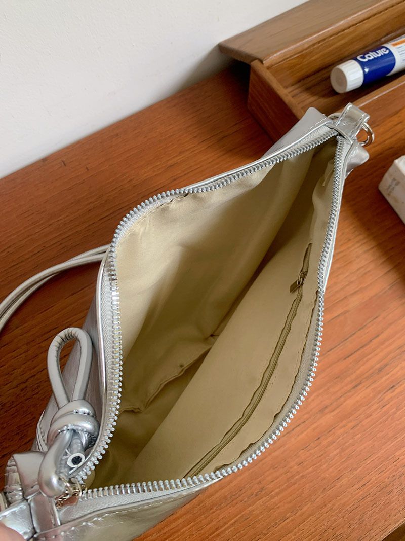 2025 Nuova borsa da ascella da donna, borsa da sella alla moda estiva, borsa a bastone francese, borsa a tracolla casual in PU per pendolari_voghion.com