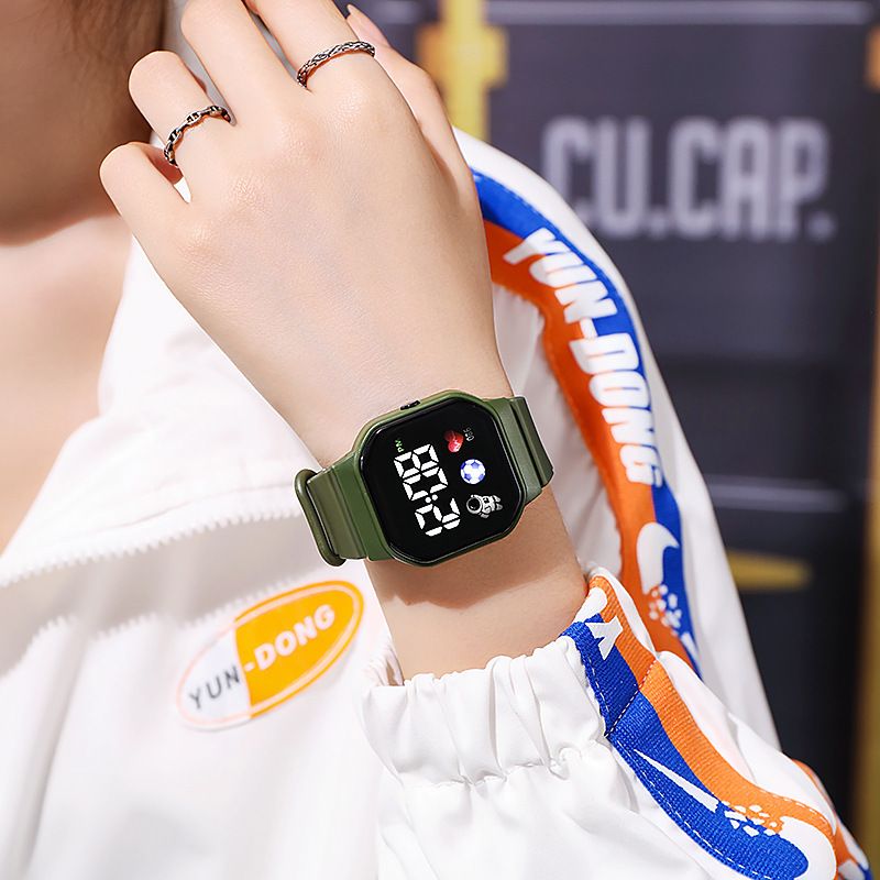 Unicorn Waterproof LED Astronaut For Women Ins High-Value Student Party Multi-Functional Electronic Watch_voghion.com