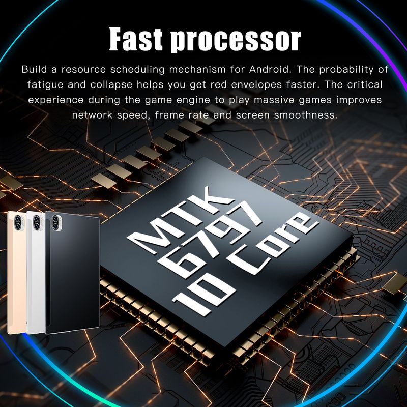 High-Definition-Kamera 10,1-Zoll-IPS-Bildschirm 5pro Karte Dual-Standby-Tablet-Computer_voghion.com