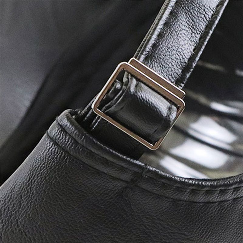 Casquette de baseball en cuir Veet pour homme, chapeau décontracté à la mode, automne et hiver, nouvelle collection_voghion.com