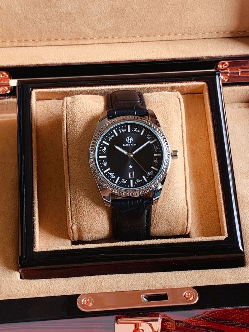 New Business Fashion Casual Belt Men's Watch Strip Ding Scale Office Worker Versatile Quartz Watch Pin Buckle Watch Free Shipping_voghion.com