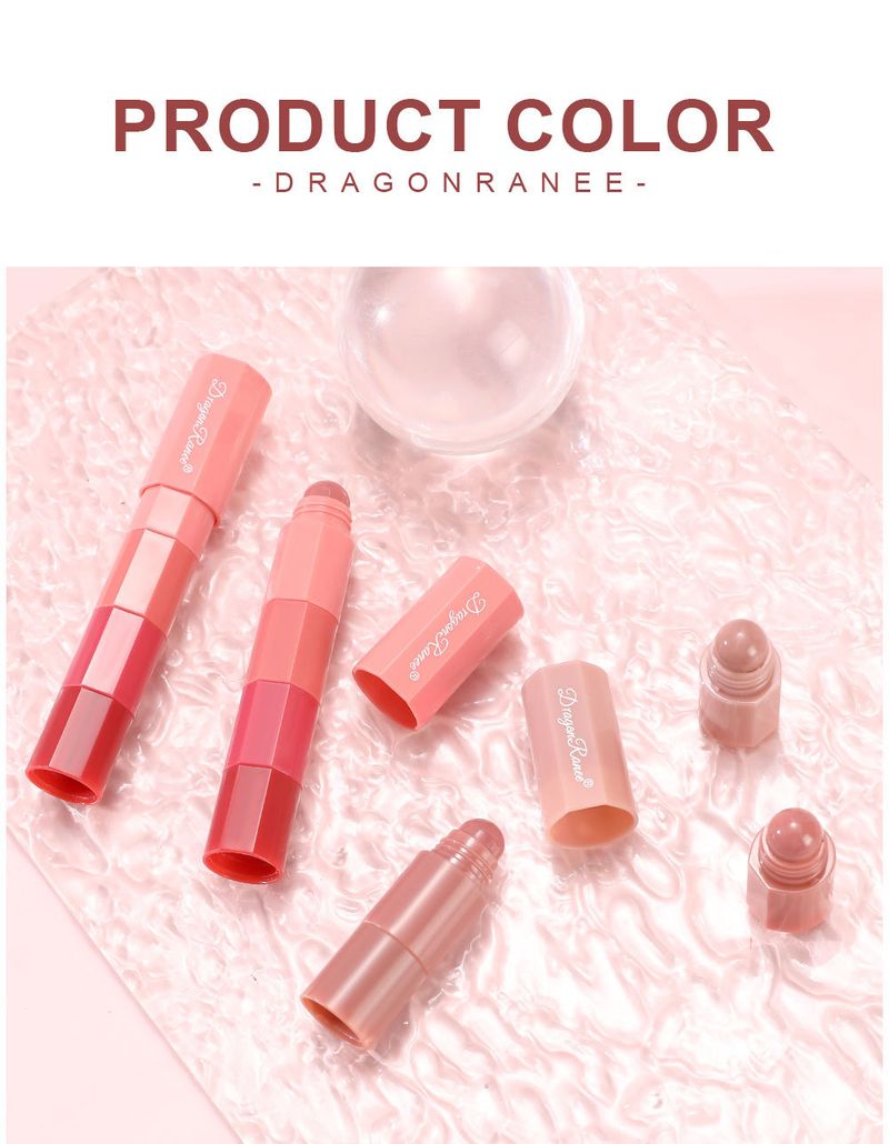 Set di 4 rossetti opachi retrattili - Tonalità nude, mini kit di rossetti portatile per il trucco in movimento_voghion.com