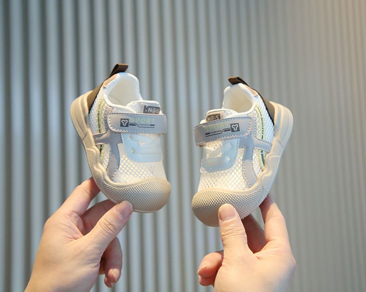 Zapatos para bebés y niños pequeños, primavera y verano, de malla, suaves, antideslizantes y funcionales, 2025_voghion.com