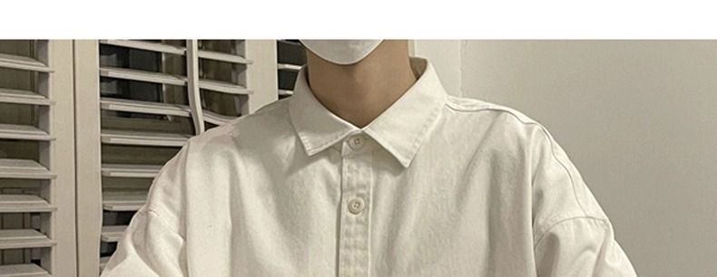 „Mitternachtsblaues drapiertes Baumwollhemd – Shadow Weaver für urbane Alchemisten und Hinterhofphilosophen“_voghion.com