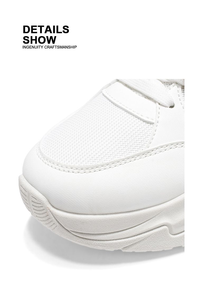 Sommer Neue Atmungsaktive Mesh Sneakers Herren Trendy Vielseitige Weiße Dicke Sohle Casual Dad Schuhe_voghion.com