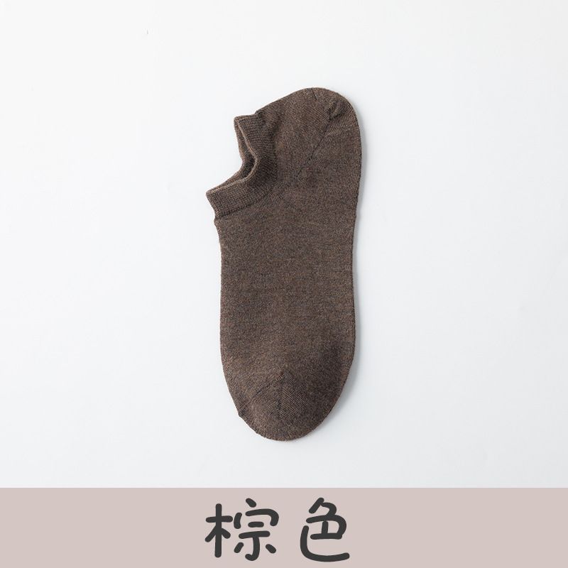 2025d Uomo Slip Estivi Sottili Tinta Unita in Cotone Primavera e Autunno Taglio Basso Deodorante Assorbente il Sudore Corto Invisibile_voghion.com