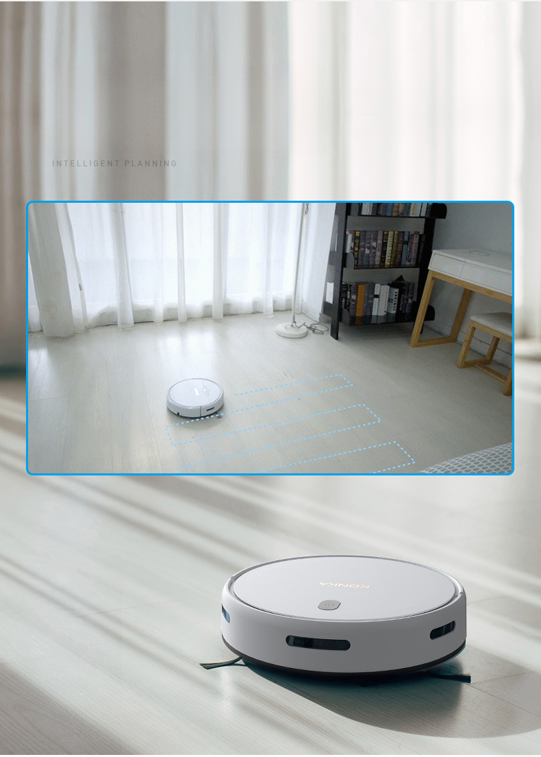 Konka Robot Vacuum Cleaner For Home, Intelligent Automatic Charging, Sweeping, Mopping, And Vacuuming 3-in-1 Cleaning_voghion.com