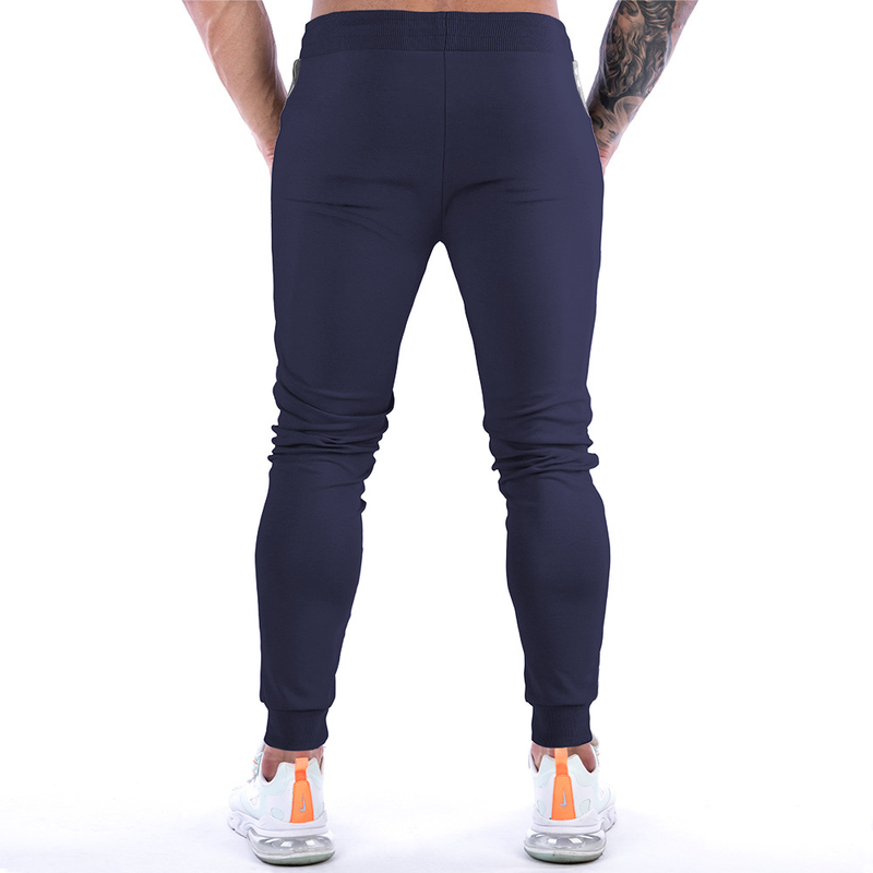 Pantaloni sportivi da fitness da uomo alla moda, nuovi e aderenti, casual e alla moda_voghion.com