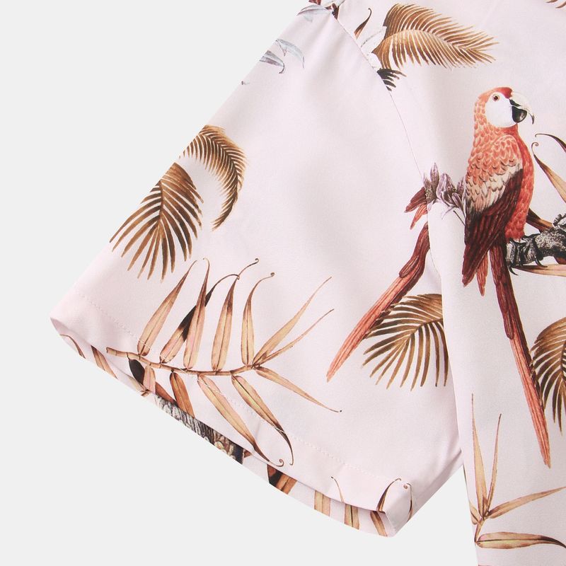 2024 Nuova camicia hawaiana stampata a maniche corte da uomo alla moda sulla spiaggia_voghion.com