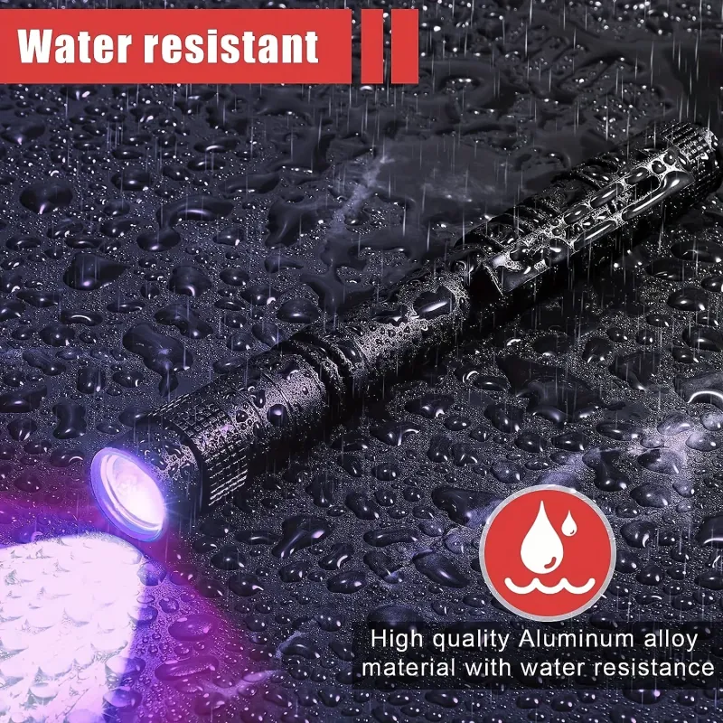 UVFlashlight395nmUltravioletTorchWithPenClipPortableAAABatteriesUsedVioletLightPetUrineScorpionDetectorUVLamp_voghion.com