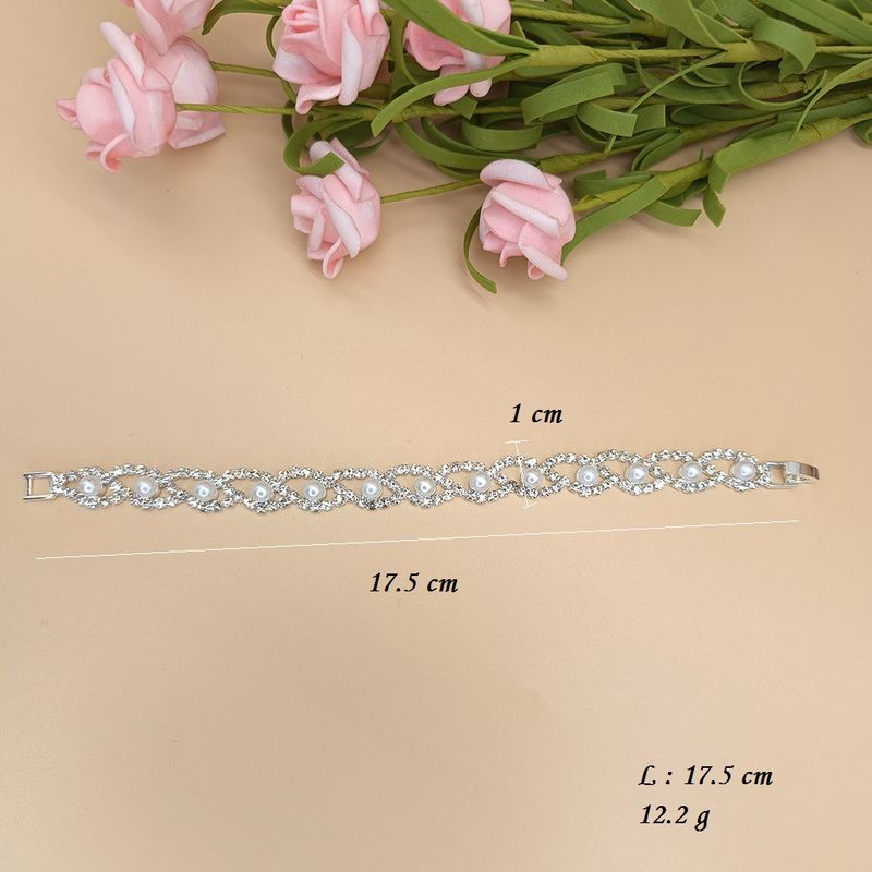 Elegant 3-Piece Pearl Jewelry Set - Necklace, Earrings & Bracelet For Wedding_voghion.com