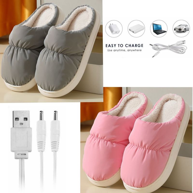 Stivali riscaldanti USB fornitura transfrontaliera produttori di scarpe elettriche 5vusb scarpe elettriche pantofole USB scaldapiedi_voghion.com