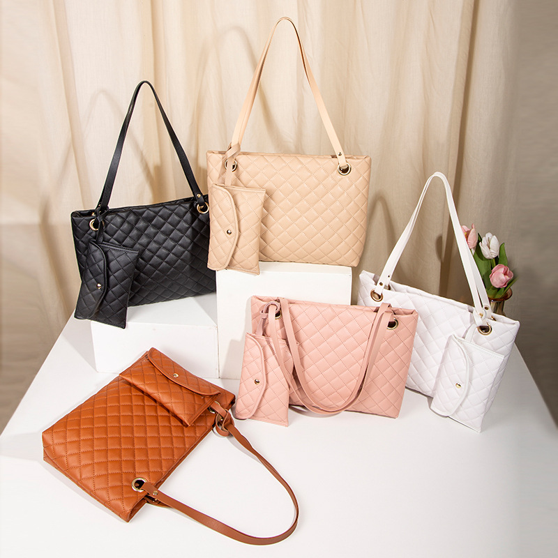 Set di due pezzi per lo shopping 2022, borse a mano, moda, casual, versatili, per donna_voghion.com