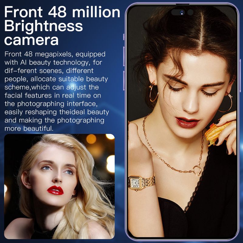 True 4G phone i14promax smartphone 3G+32G memory 6.8-inch_voghion.com