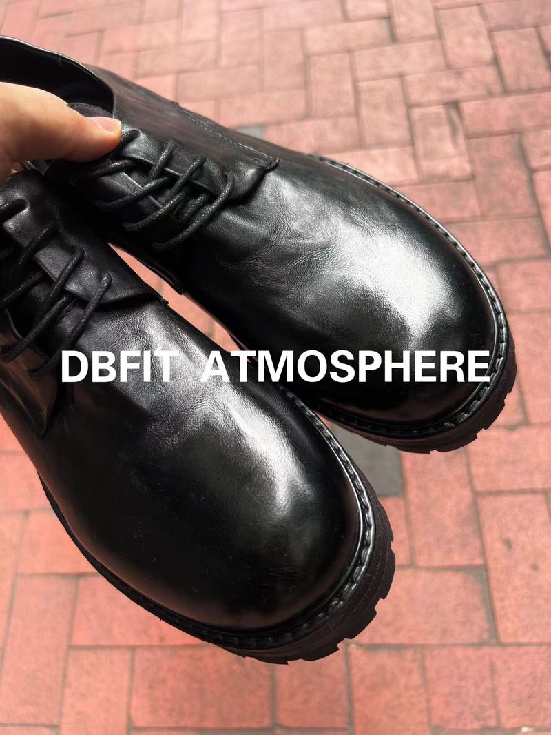 Horse Skin Washed Casual Odlight Distressed Micro Pleated Shoes For Four Seasons_voghion.com