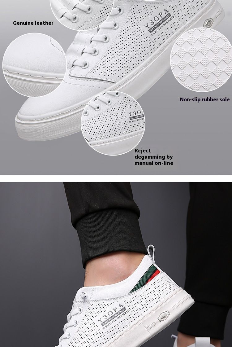 New 2024 Casual with Hollow out Breathable, Comfortable, Fashionable, Durable, Wear resistant, Anti slip Men's Soft_voghion.com