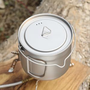 Generic Lightweight Titanium Cup Lid For Outdoor Adventures, 95mm, Silver Gray_voghion.com