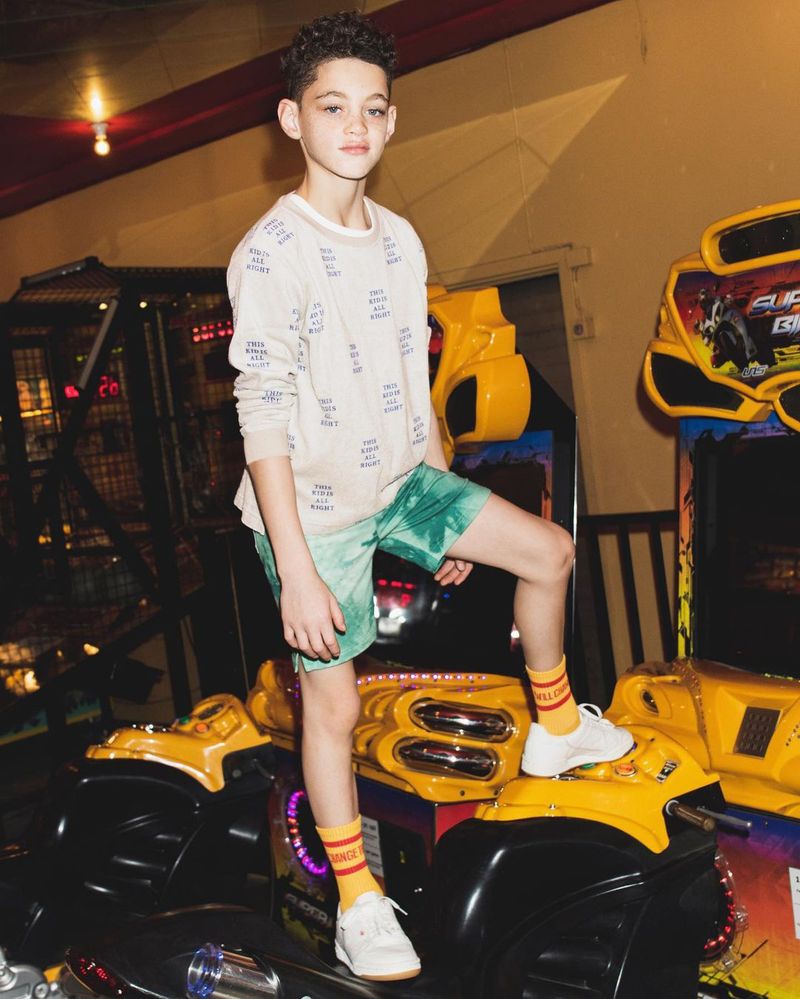 Vêtements pour enfants automne et hiver pull à manches longues short imprimé ensemble deux pièces_voghion.com