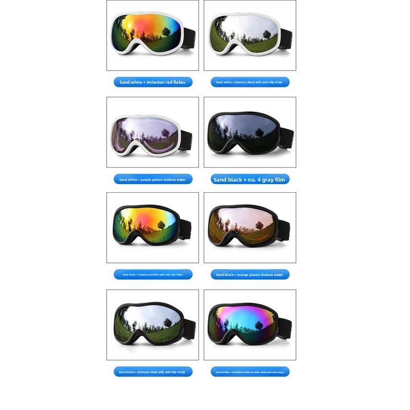2025 New Spherical Goggles Double Layer Anti-Fog Unisex Outdoor Ski Glasses_voghion.com