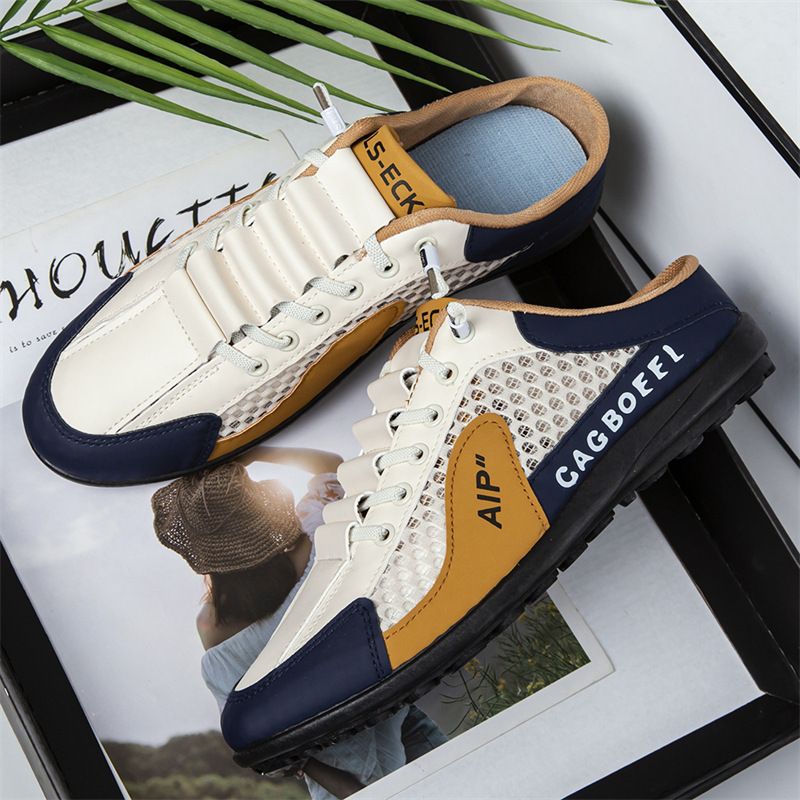 Nuove scarpe estive da uomo con rete traspirante e alla moda, scarpe casual One Step, scarpe alla moda per ragazzi_voghion.com
