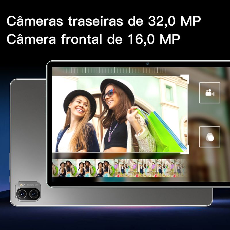 Pad5Pro 8" Android 12 Tablet - 4GB RAM + 64GB Storage, Octa-Core CPU, 4G LTE With SIM Slot, Dual Camera, 6000mAh Battery_voghion.com