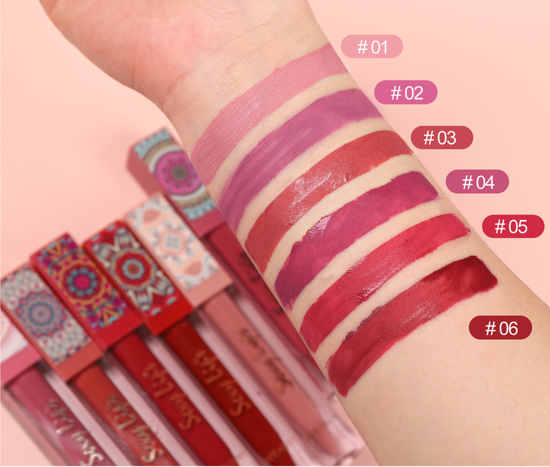 Beauty Care shop Bohemian style 2023 gloss niche high beauty value square tube matte lip gloss, long-lasting moisturizing ,_voghion.com
