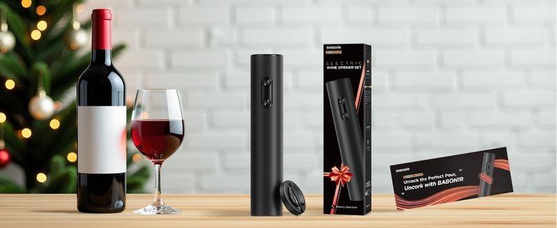 Abridor de vino automático - Sacacorchos con un solo botón_voghion.com